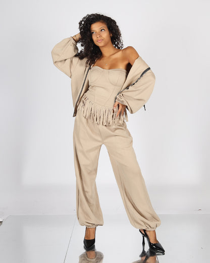 Tuta 3pz Bustier