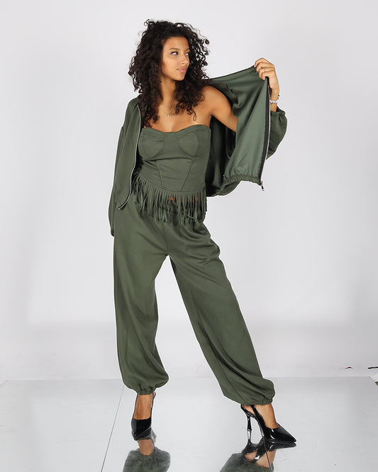 Tuta 3pz Bustier